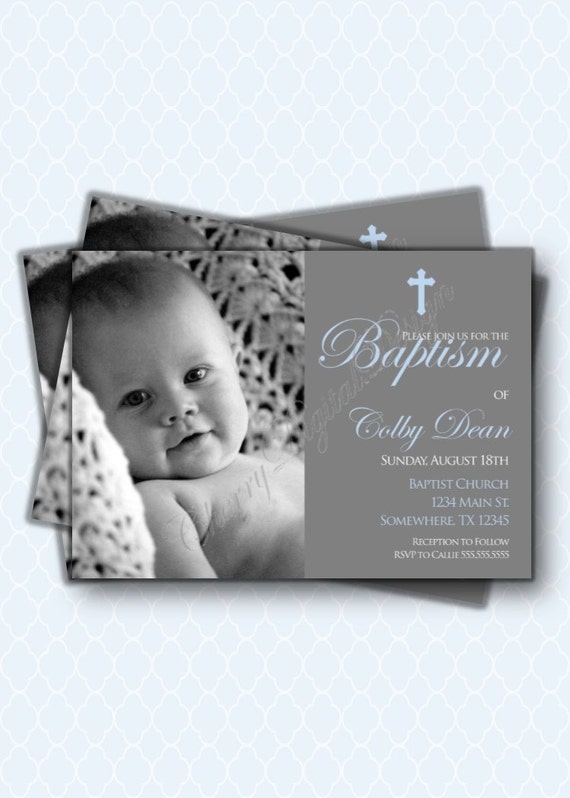Luxury Personalised Christening Invitations | The Letter Press
