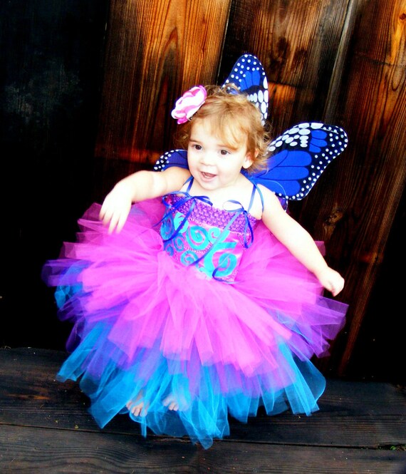 Butterfly Tutu Dress Butterfly dress by TastefullyTinyTutus