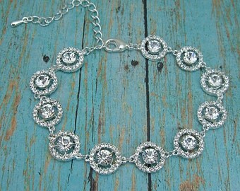 Rhinestone Bridal bracelet, wedding bracelet, rhinestone crystal bracelet, crystal bracelet, bridal jewelry, wedding accessories 208839780