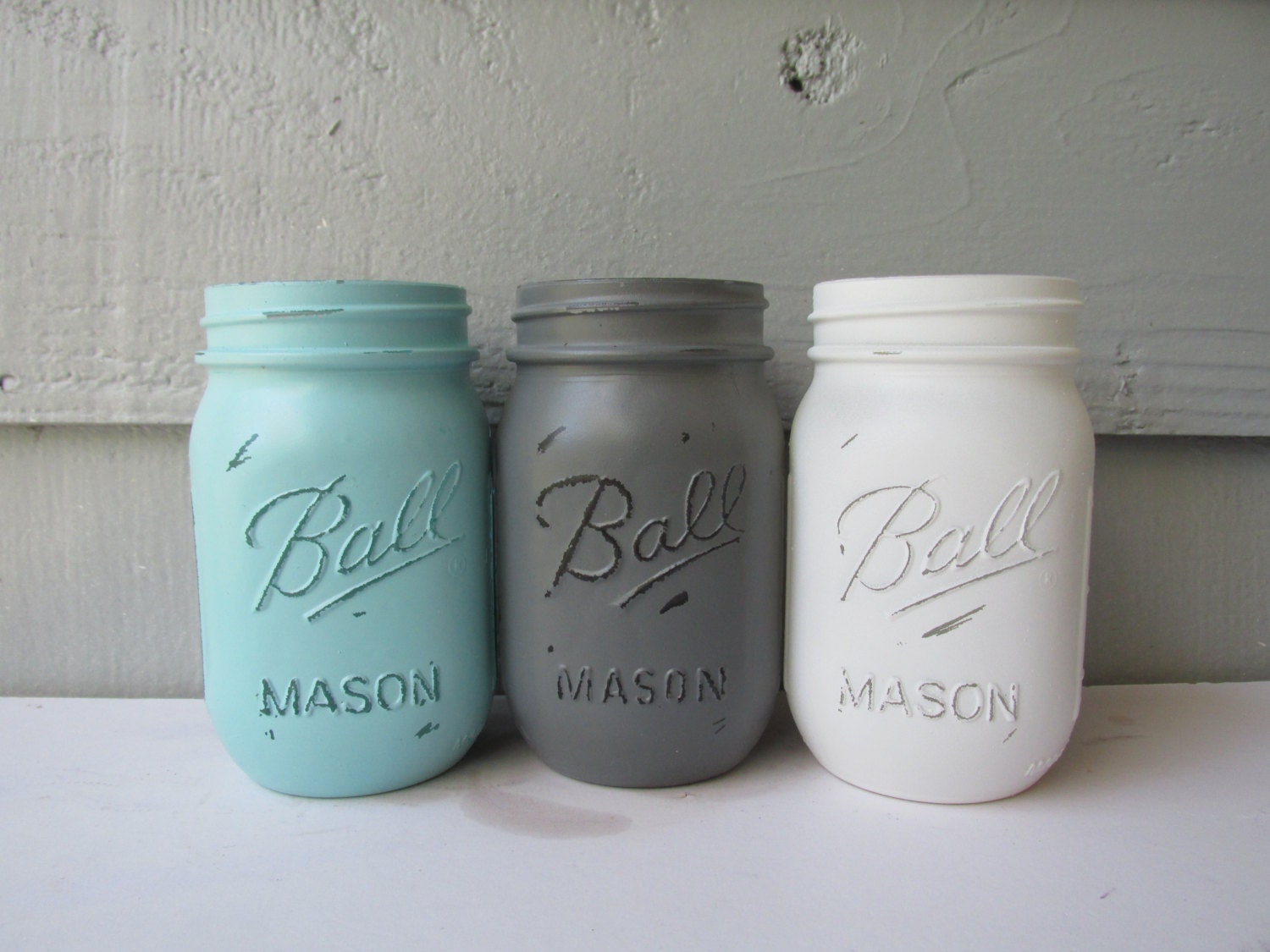 Painted And Distressed Ball Mason Jars Light By Theretroredhead2   Il Fullxfull.667581976 599n 