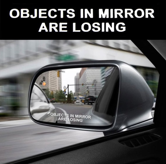 Objects in mirror are losing sticker honda