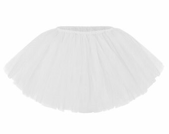 white mini tutu skirt