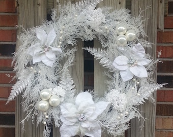 White Christmas/Winter Wreath