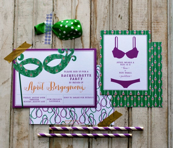 Bachelorette Party Invitations New Orleans 5