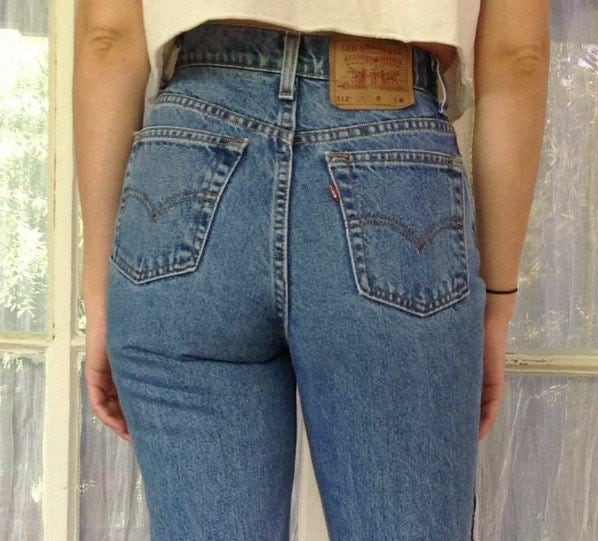 vintage high waisted levi jeans