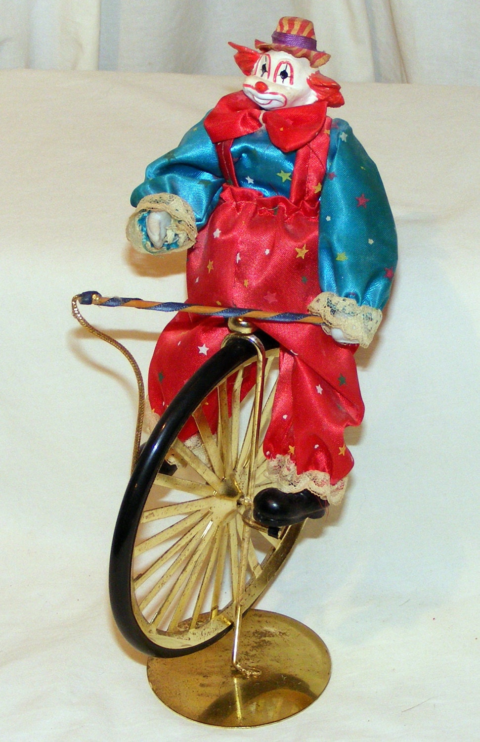 VINTAGE CLOWN on a UNICYCLE