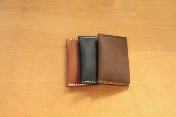 Items Similar To Bromo // Handmade Leather Card Case On Etsy