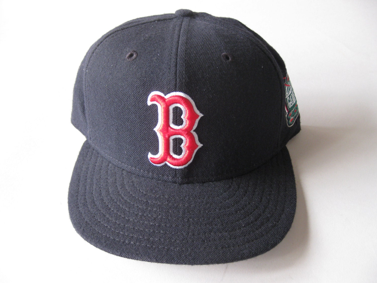 Boston Red Sox Fitted Hat All Star Game Vintage Grey Bottom