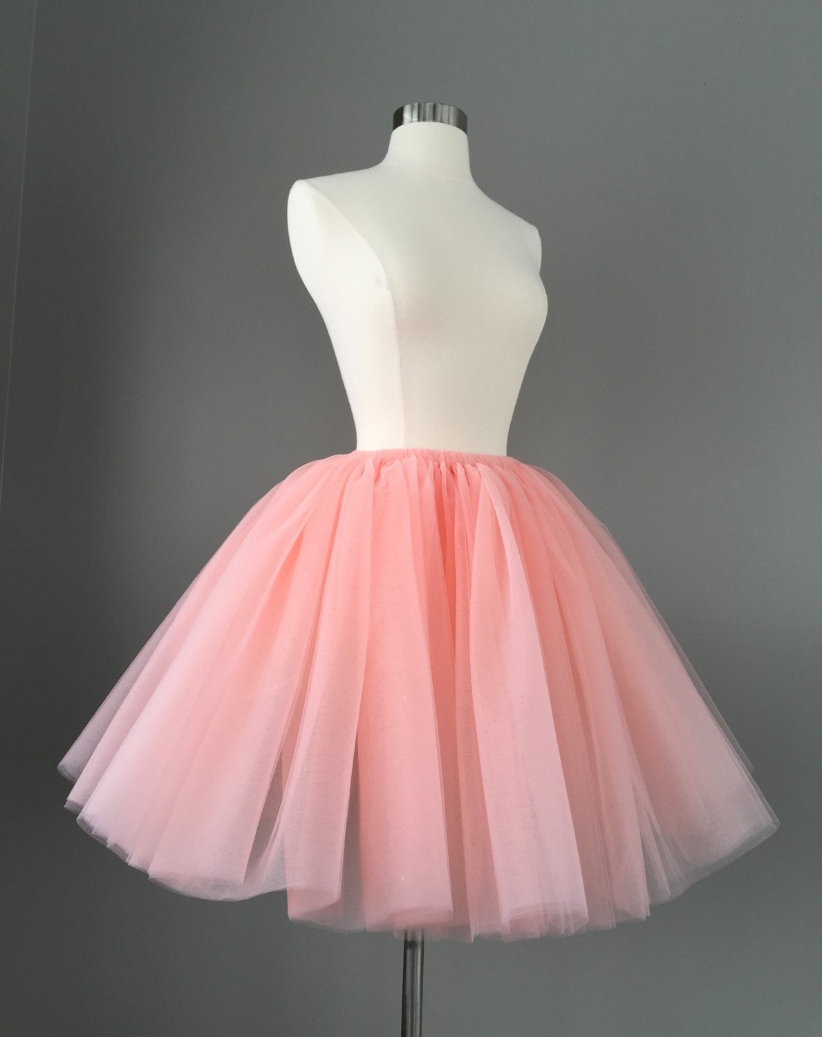 Tulle Skirt Adult Tutu Blush Tutu Tulle Skirt Peach By Shopvmarie 
