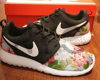 nike roshe run floral etsy nike roshe run floral etsy