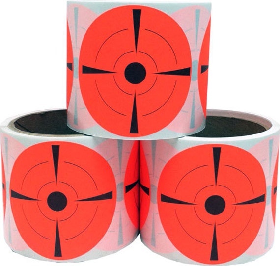 3 Inch Round Adhesive Shooting Targets Bulk Pack