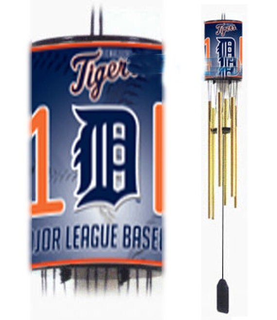 Detroit Tigers MLB licensed plate Wind Chimes