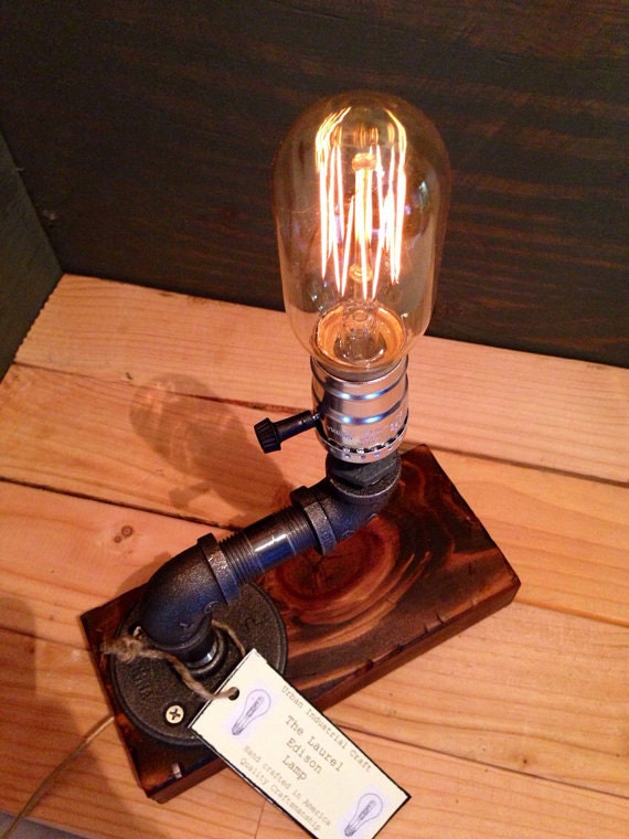 Edison lamp Table Desk lamp antiqued by UrbanEdison
