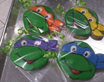 teenage mutant ninja turtle cookies