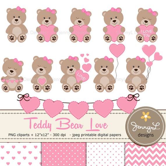 teddy bear with heart clipart - photo #44