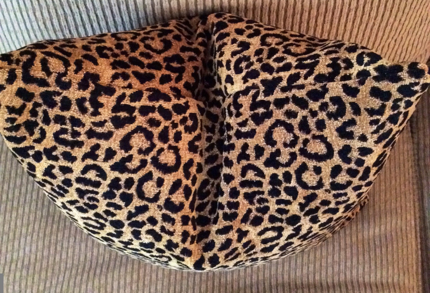 Handmade Decorative Pillow Cover Animal Print Leopard