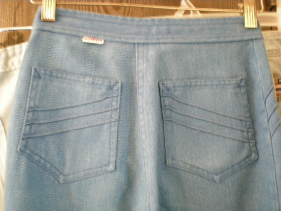 Dittos Colored Denim jeans vintage 70s med blue by TammysTastries