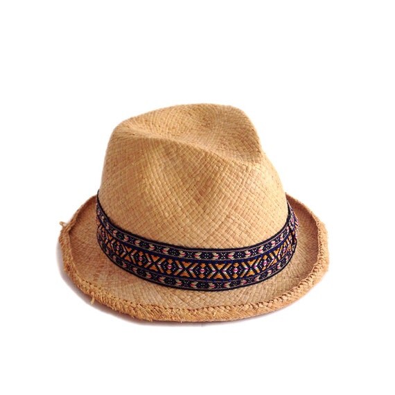 Costa Rica straw hat for women and men by LaRosh on Etsy