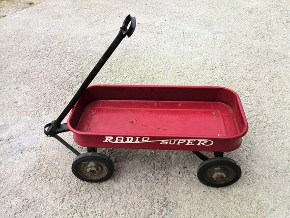 RADIO FLYER model 9-Super wagon vintage Radio Steel by chearte69