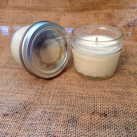 Unscented soy candles by CountryCliche on Etsy