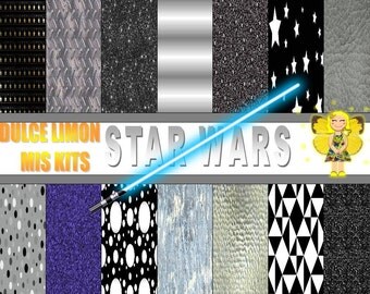 Kit digital papers more star wars clipart !!!
