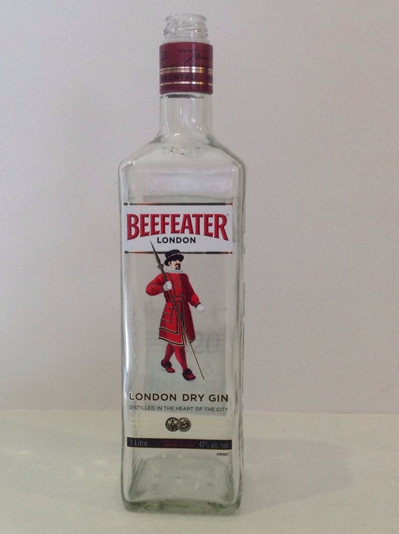 Download Items similar to Empty decorative 1 Liter Beefeater London ...