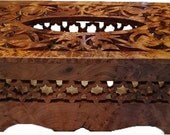 Jewelry box, Moroccan wood, office dÃ©cor, Morrocan Thuya box, Jewellery box wood 26 x 10 (cm)