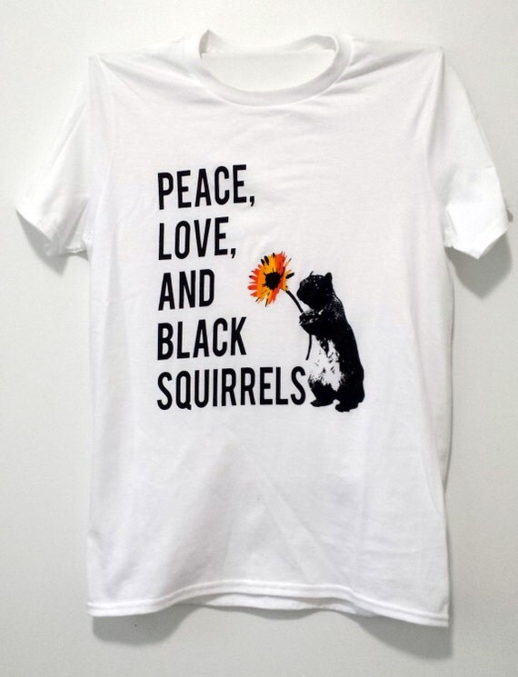 squirrels for peace t shirt