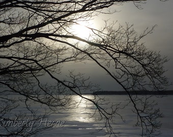 The View Beyond Lake Champlain Digital Art Photography Vermont