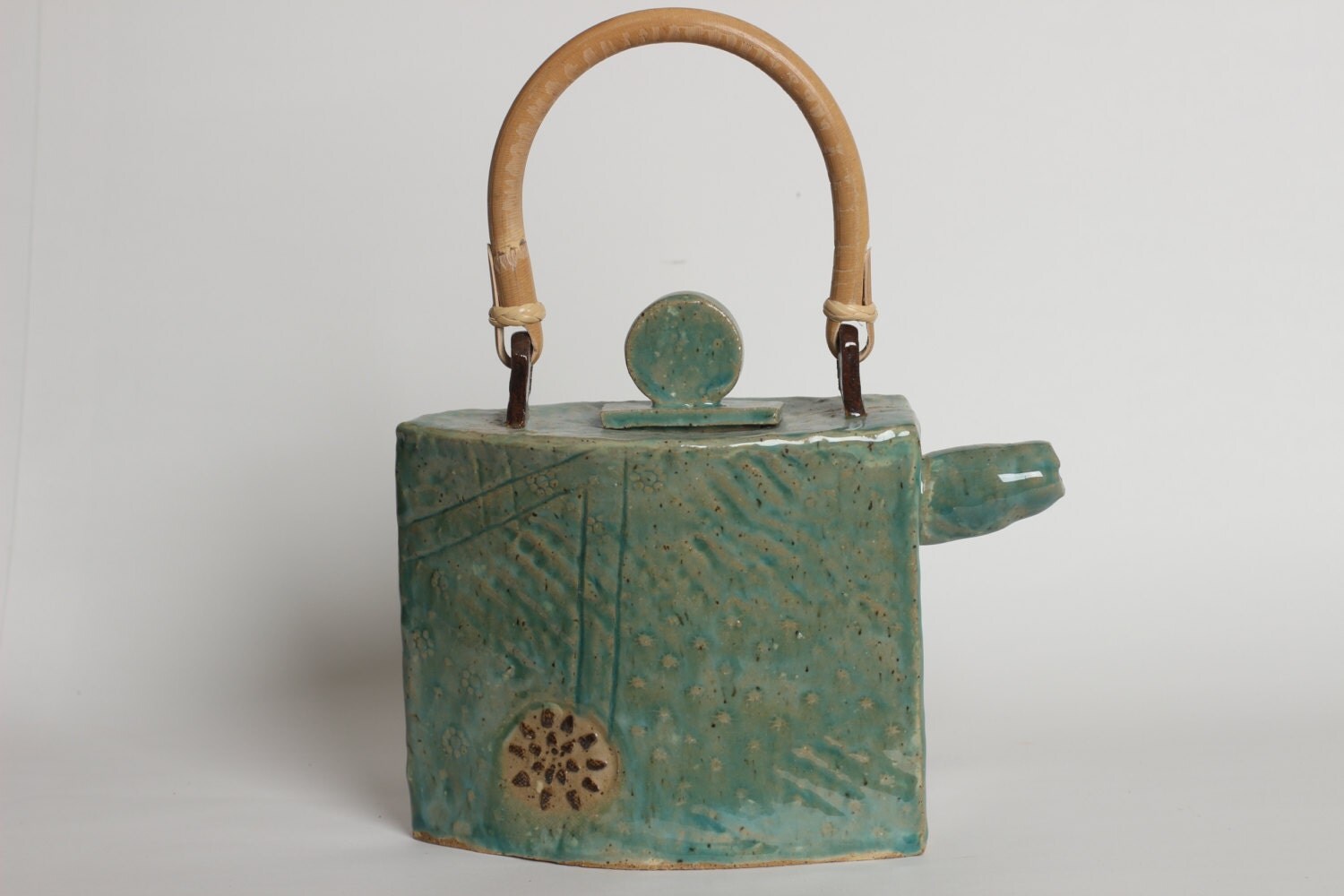 Ceramic Hand Built Teapotstoneware teapot by Jarjourpottery