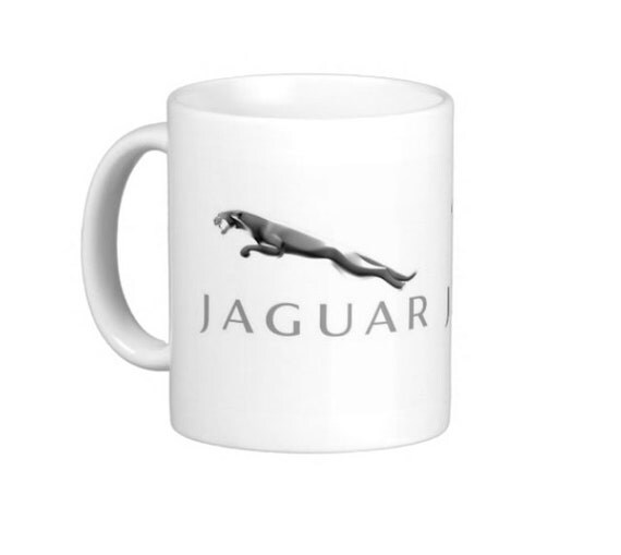 Jaguar Logo Gift Mug Car Personalised xkr xtype by RivieraMugs
