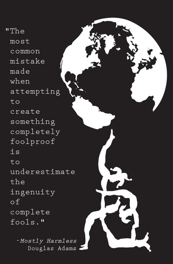 Hitchhiker's Guide to the Galaxy Mostly Harmless Quote