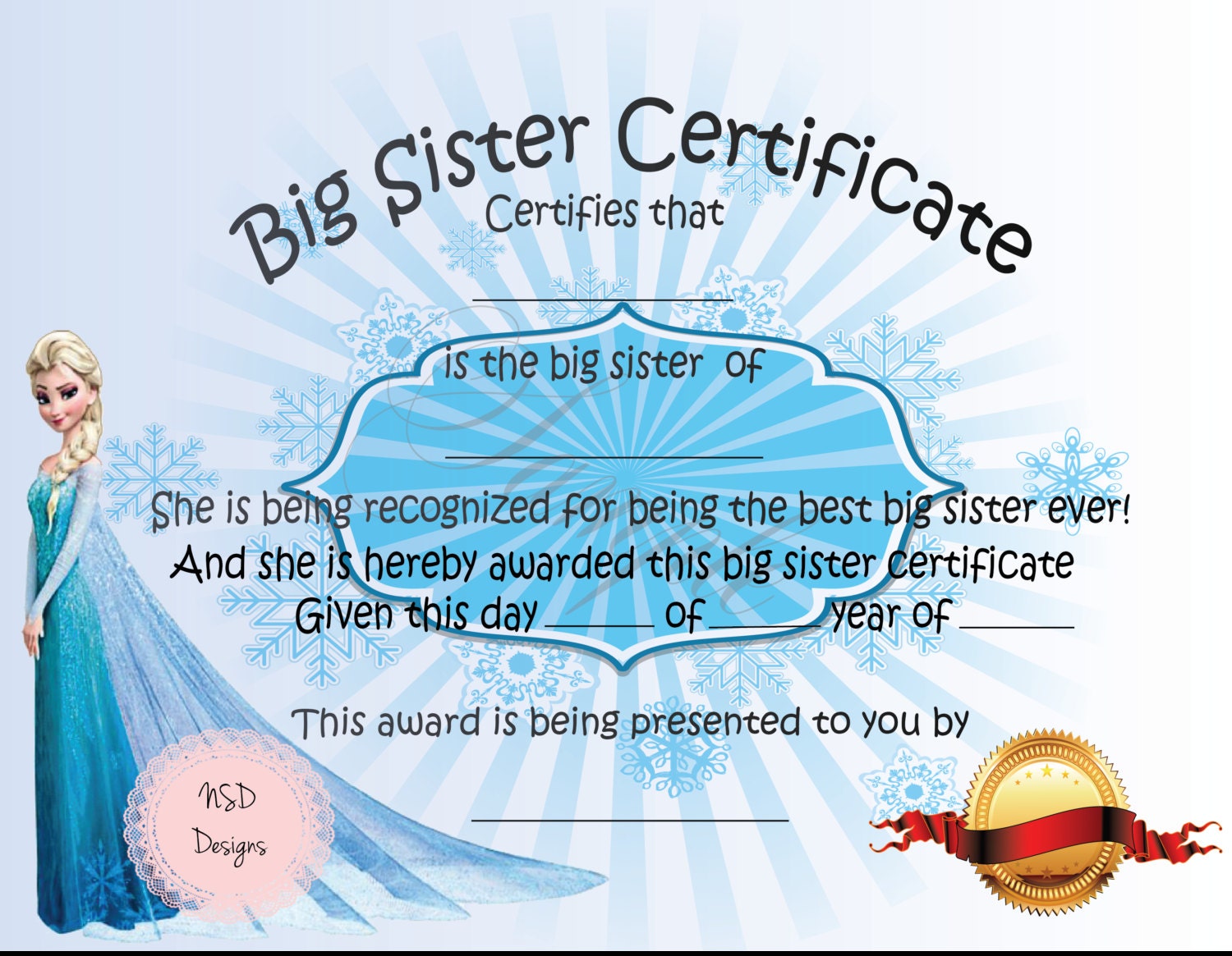 Big Sister Award