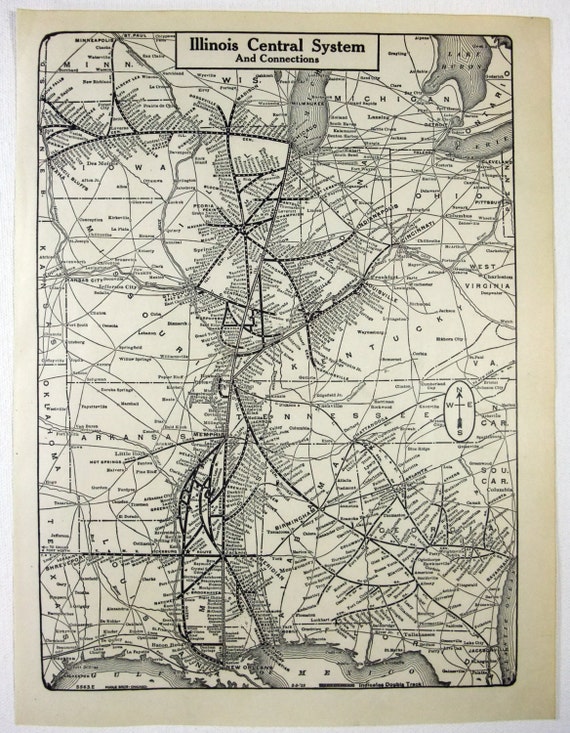 Illinois Railway Map