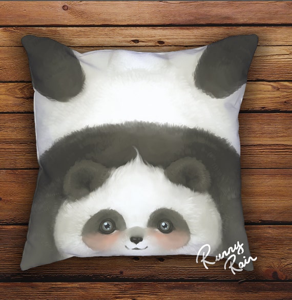 Items similar to Baby Panda 18" x 18" Pillow (Insert Included) on Etsy