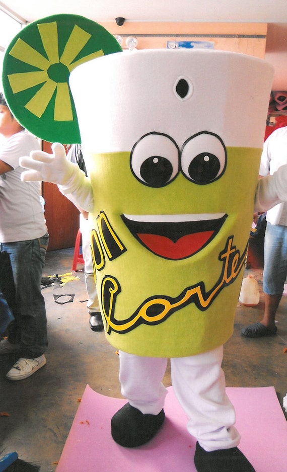 Lemonade Mascot Costume Adult Costume by AdultMascotCostumes