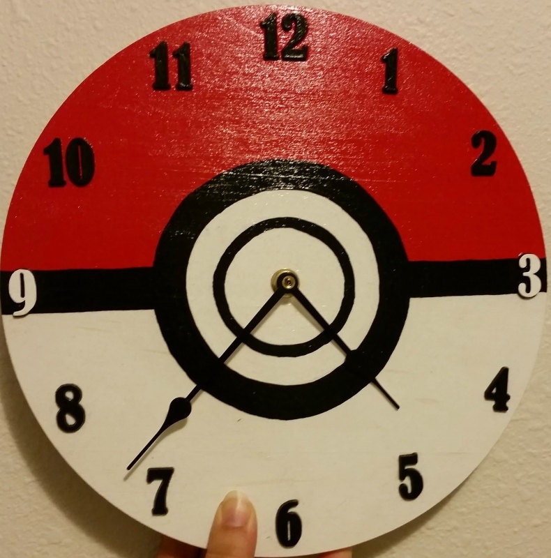 Pokémon Wall Clock by KakunaMatata on Etsy