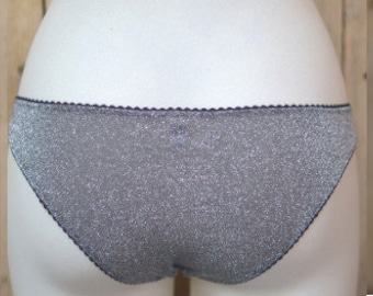 COSMIC DANCER Shiny panties, silver lurex, bikini cut