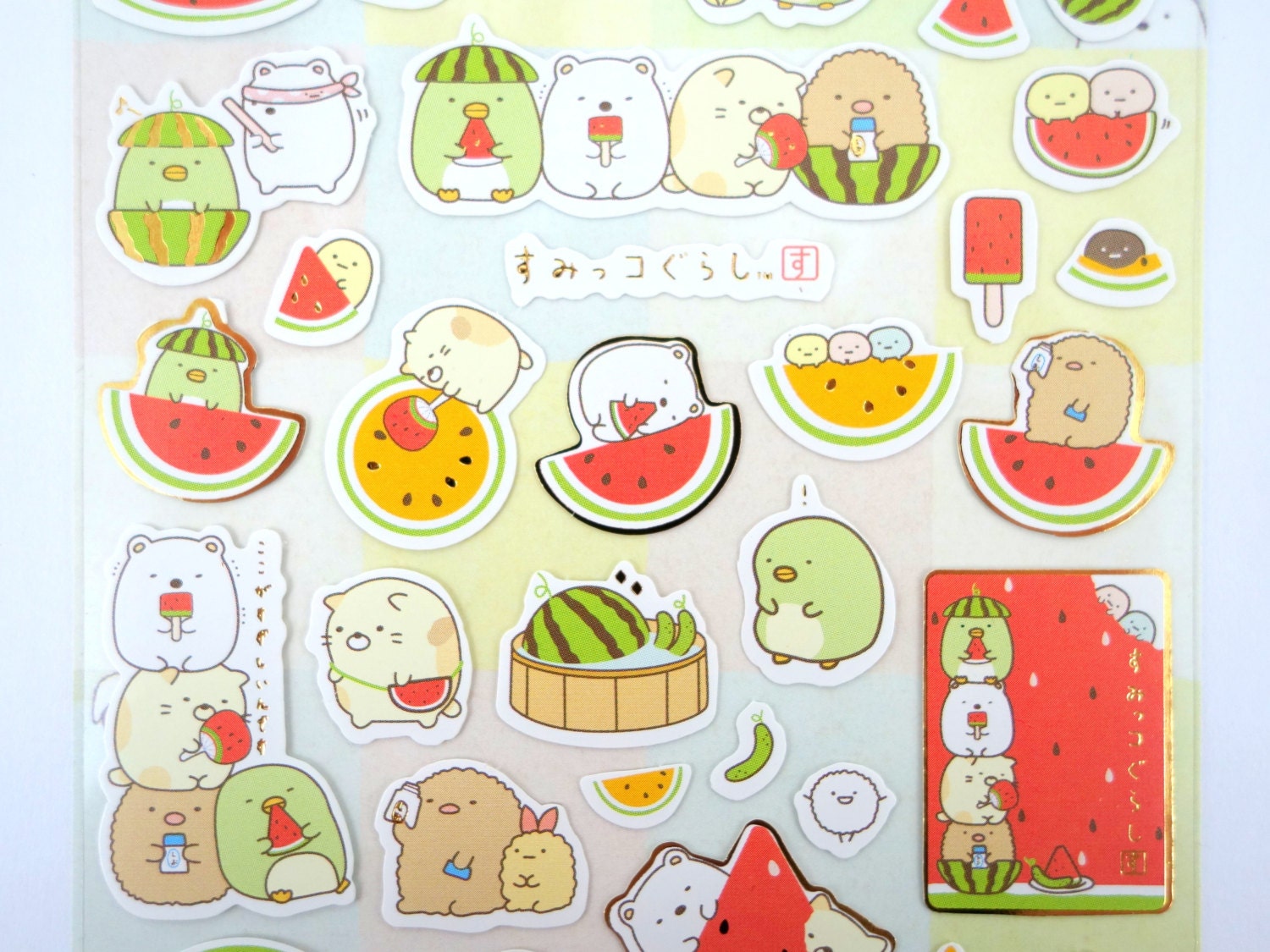 Sumikko Gurashi Japanese Mochi Creature Stickers Kawaii Bear And Cat Penguin Tonkatsu