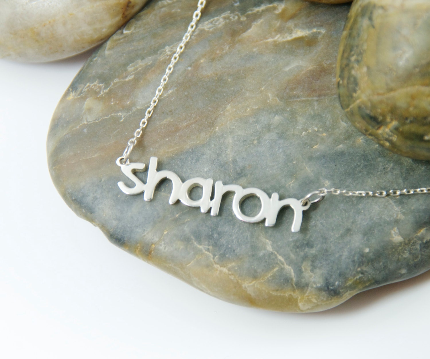 Personalized Name Necklace Sterling Silver By Customtjewelry 2387