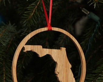 Florida State Christmas Ornament
