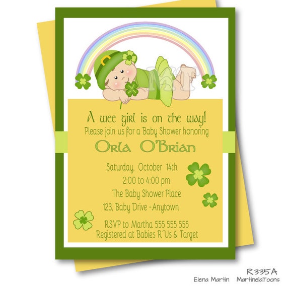 Irish Themed Invitations 10