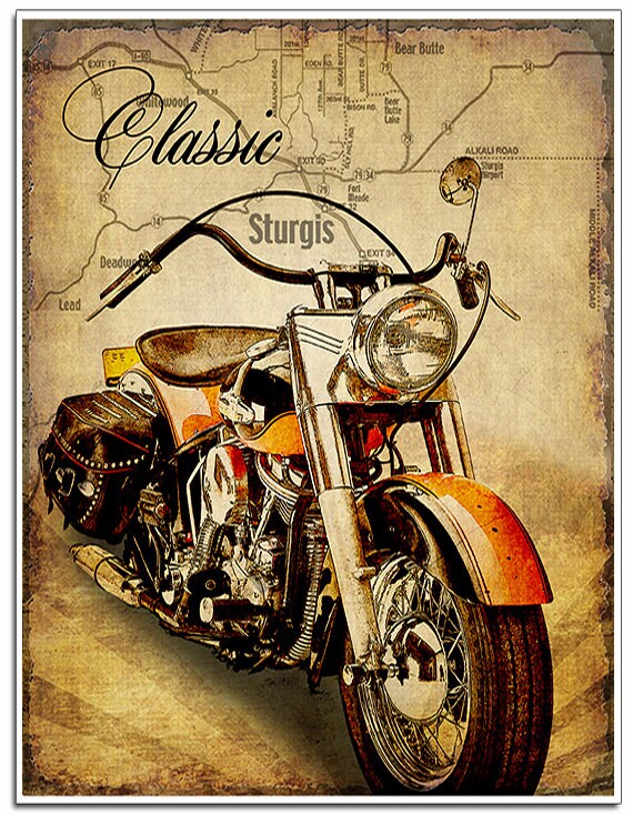 Vintage Motorcycle Prints 121