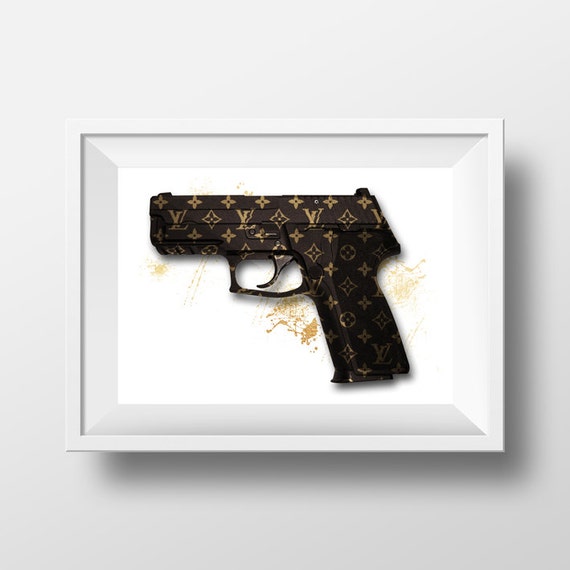 Louis Vuitton Monogram Canvas Gun Fashion by DominaDesignsLA