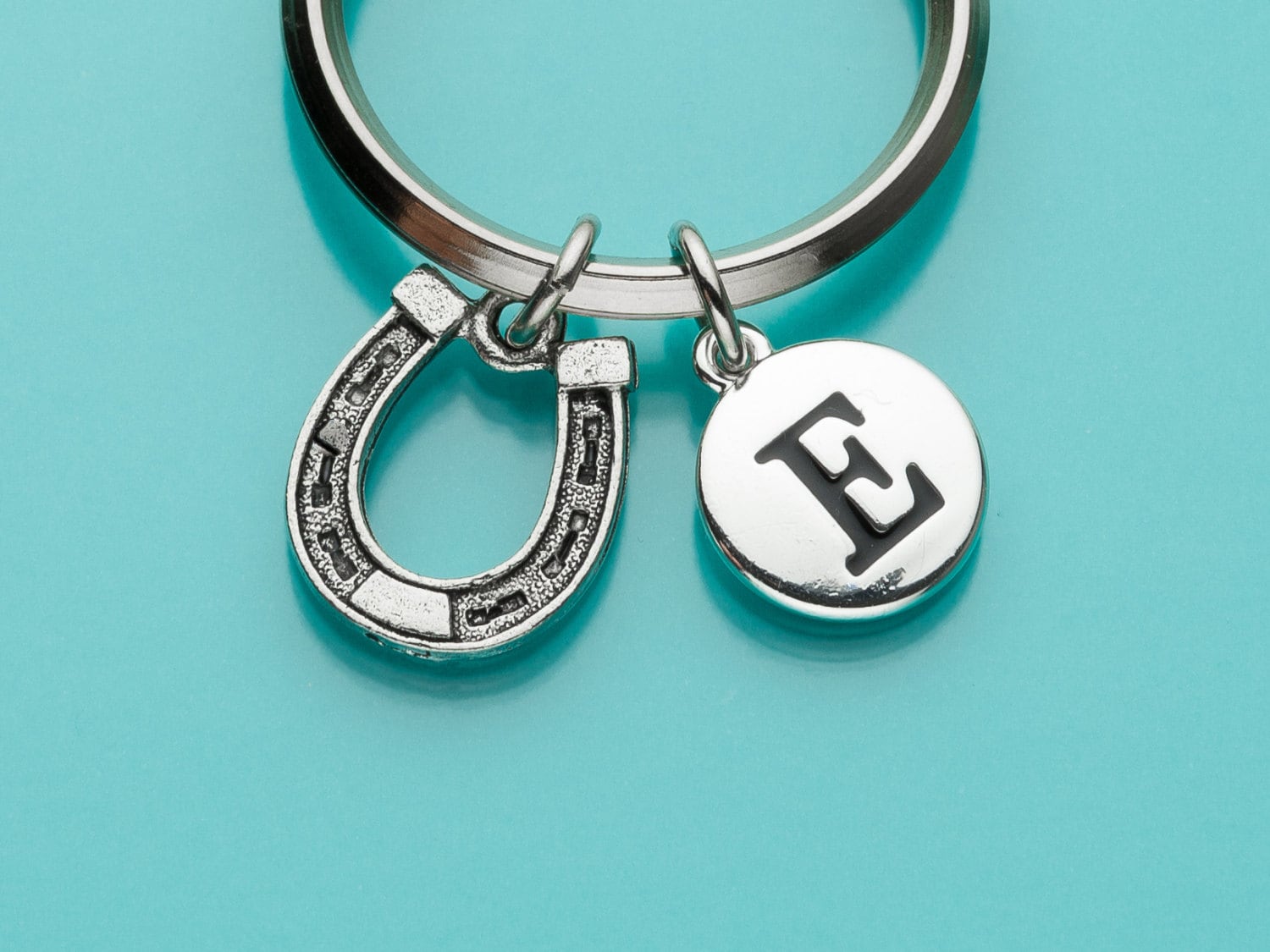 Horseshoe Keychain Horseshoe Key Ring Horse Shoe Charm Good