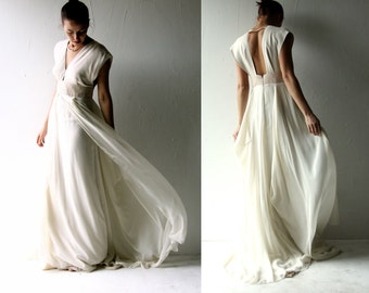 Wedding dress, Boho wedding dress, Bohemian wedding, Blush wedding dress, low back dress, Alternative wedding dress, medieval wedding dress