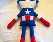 captain america stuffed doll