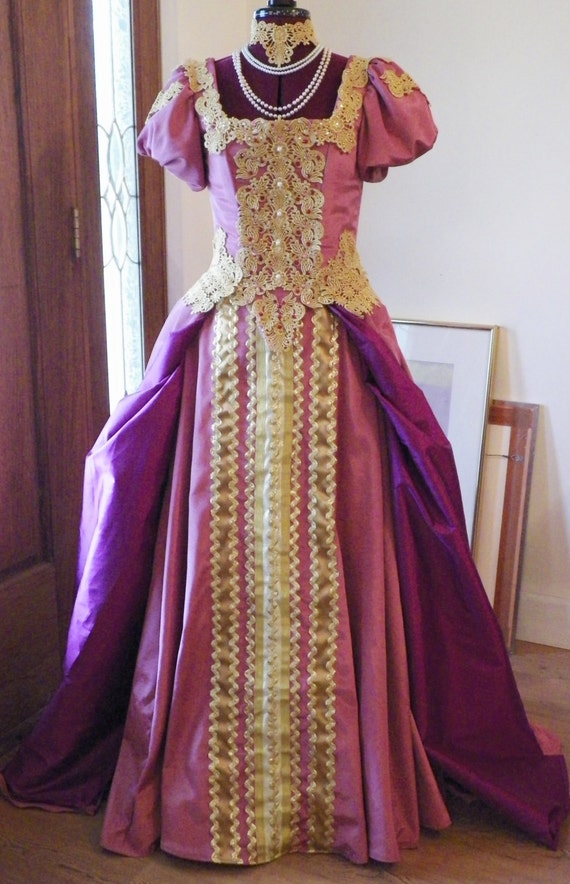 Catherine the Great Russian Slavic Court Wedding Gown Dress