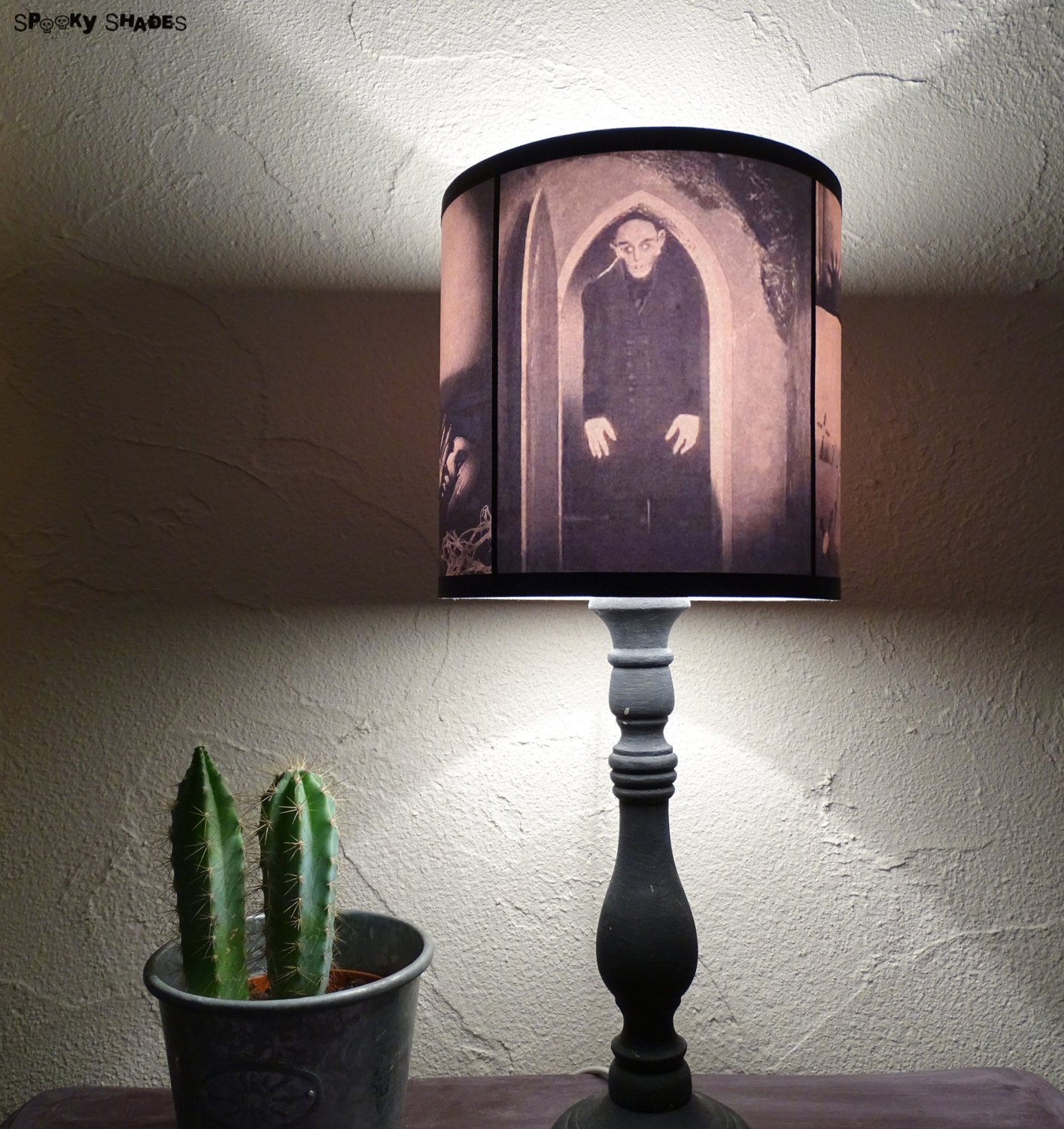 Nosferatu Lampshade lamp shade lighting Halloween decor