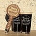 Distressed Round Beer Tap Handle, Custom Gift Set. Husband Gift, Gift for Men, Beer gifts, Homebrew Gift, Home brewer, Tapper